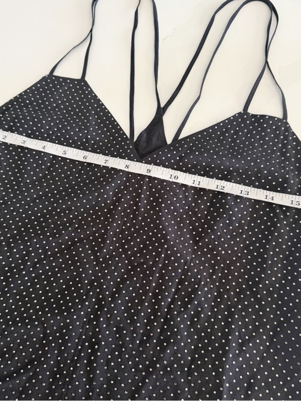 Zadig & Voltaire Rohana Diamanté Silk Black Mini Dress Sz M MSRP $858 NWT - Picture 8 of 9